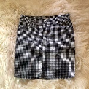 Gingham skirt